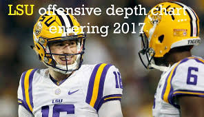 Lsu Offensive Depth Chart Entering 2017 Sports Nola Com