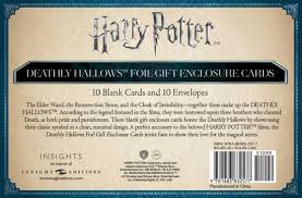 Maybe you would like to learn more about one of these? Harry Potter Deathly Hallows Foil Gift Enclosure Cards Set Of 10 By Insight Editions Paperback Barnes Noble
