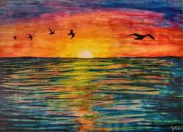 Ocean Sunset Print Of Original