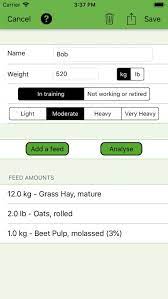 equine nutrition calculator by sarah hill
