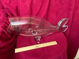 Blenko Handcraft Glass Fish 971l Clear