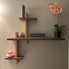 Art Deco Modern Shelf Mid Century Wood