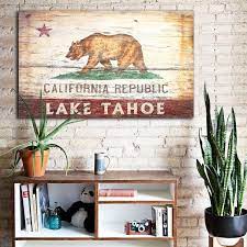 California Flag Lake Tahoe