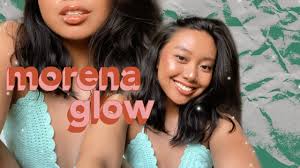 extra glowy morena makeup trying new