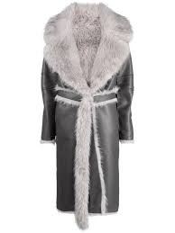 Urbancode Belted Faux Fur Midi Coat