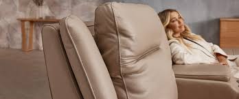 otis leather sofa recliner lounge