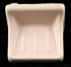 1950s Pale Pink Ceramic Flush Mount