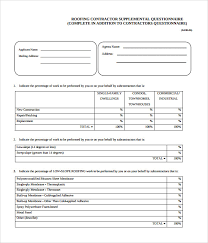 Roofing Contract Template 13 Download Documents In Pdf