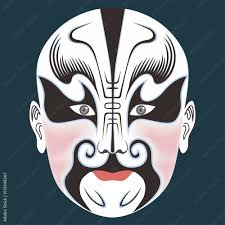 mask makeup chinese opera