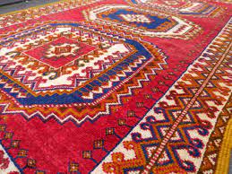 15156 moroccan rug amazigh 8 x 5 ft red