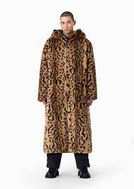 Long Faux Fur Coat Giorgio Armani Man