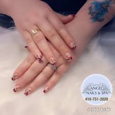 nice perfectly shaped nails enhance