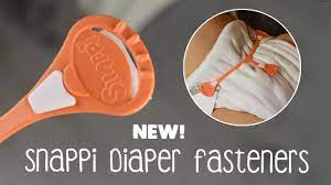 the new snappi diaper fastener you