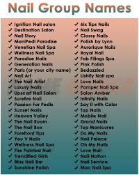 600 nail salon names and suggestions