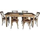 Oak dining table with chairs Sydney