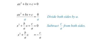 standard form of quadratic equation