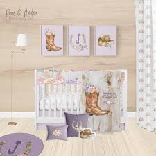 Cowgirl Crib Bedding Set Baby Cowgirl