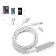 3in1 Lighting Type C Micro Usb To Hdmi Cable Adapter Mirroring Cellphone Screen Ebay