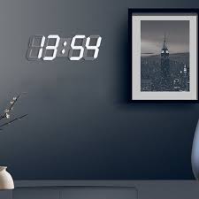 3d Led Digital Wall Clock With Extra