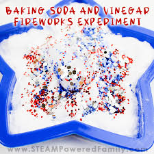 baking soda and vinegar fireworks