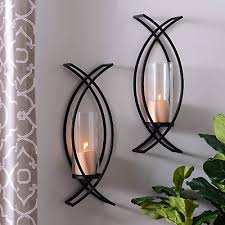 Decor Metal Wall Candle Holder Sconce