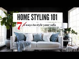 How To Style Your Sofa 7 Ways To Make