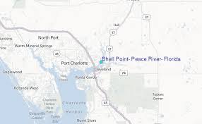 Shell Point Peace River Florida Tide Station Location Guide