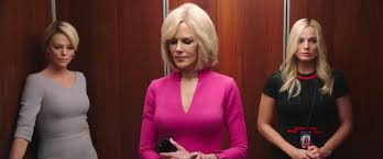 Megyn's red square neck sheath dress on megyn kelly today. Icymi Charlize Theron Is Almost Unrecognizable As Megyn Kelly In Bombshell Trailer
