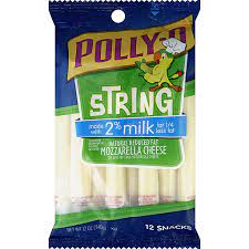 polly o string cheese 2 milk