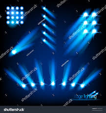 Vector Stage Light Elements Stock Vector Royalty Free 79142410