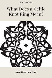 what does a celtic knot ring mean
