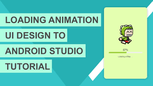 Animation example in android studio showing 14 types of animation Loading Animation In Ui Design To Android Studio Tutorial Youtube