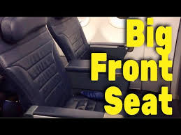 spirit airlines big front seat review