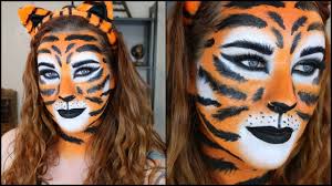 tiger halloween makeup you