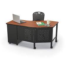 We recommend choosing a teacher desk with mobility. Instructor Teacher S Desk Ii Mooreco Inc