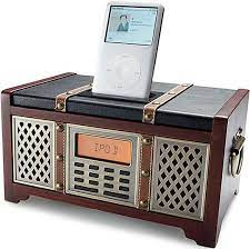 retro ipod dock with clock radio ipod