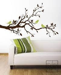 Tree Branch Wall Decal Love Birds On