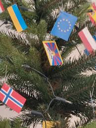 What is the flag beneath European Union? Found in a Christmas tree in  Poland : r/vexillology