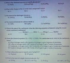 chemical formula for iron ii
