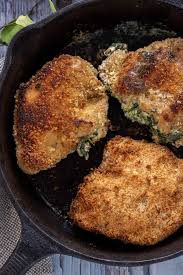 stuffed pork chops with spinach