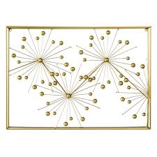 Gold Metal Wall Decor 32x22