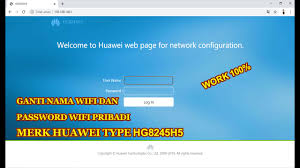 Cara mengganti password wifi huawei. Cara Merubah Password Wifi Indihome Type Huawei Hg8245h5 Work 2020 Youtube