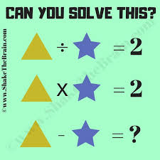 Mathematical Equations Brain Teaser For