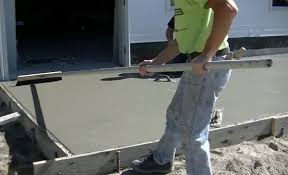 Pour And Finish A Concrete Patio Slab