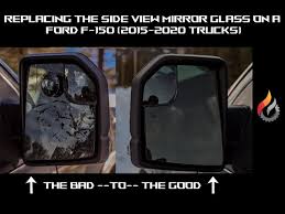 View Mirror Glass On A 2018 Ford F 150