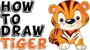 Hello everyone on dragoart.com, how is your drawing day going thus far? Learn How To Draw How To Draw Tiger Easy For Kids