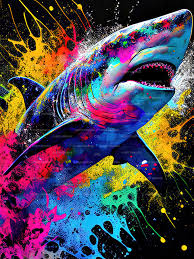 Shark 34102 Sea Life Visual Wall Art
