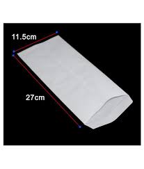 Business Document Pouch Letters Size Envelope For Home Money Office Post Cover Use White 27 X 11 Cm 50pcs