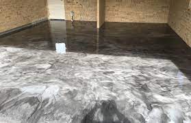 General floor coating specification of steel frame structured parking lot necessary concrete application, additional cost to. Swirl It Right With A Metallic Epoxy Floor Coating