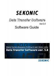 Data Transfer Guide Sekonic